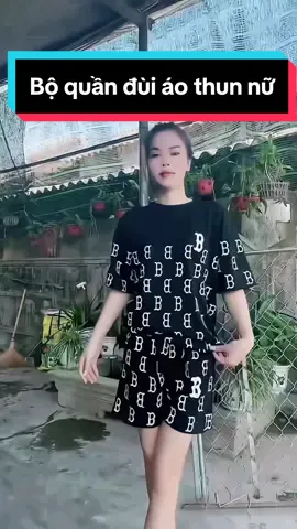 Bộ quần đùi áo thun nữ#đồbộnữmặcnhà #đồbộnữ #xuhuong #Thắngtạphóa 