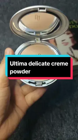 Ultima delicate creme powder makeup#ultimabedakcreme #bedakawetseharian #bedakviral 
