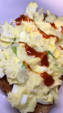 Receta de ensalada de papa ✨ #chefskiss#Receta#ensaladas#fit#healthy#papa#ensaladadepapa#huevos#FoodTok#paratii 