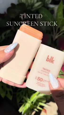 NEW RELEASE ALERT! 🚨🚨 BLK TINTED SUNSCREEN STICK  is here at TikTok Shop ✨🫶🏻 #blkcosmetics#tintedsunscreen#sunscreenstick#fyp#fypシ゚viral  