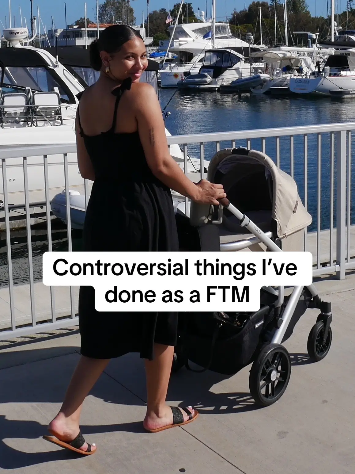 Yes I co-sleep with baby, yes she also sleeps in her bassinet, yes I breastfeed, yes I gave her a pacifer on day 1 out of the womb, yes I have a glass of wine often, yes I don’t have a schedule for her yet… the list can go on. Not everything I do is seen as the “right thing” for raising a baby but you know what…baby and I are both happy & healthy so who cares!! All mom’s are doing our best 🩷 #newmom #momthings #momlife #ftm #controversial 