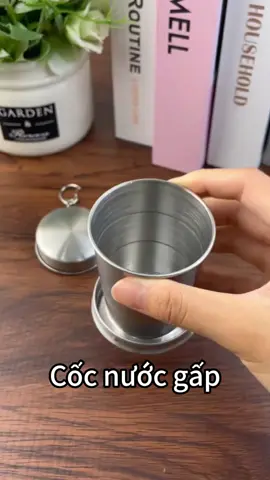 Cốc nước gấp gọn bằng thép không gỉ có thể sử dụng ở nhà và ngoài trời. Rất tiện lợi khi mang theo khi đi ra ngoài! !#cốc gấp#Cần thiết khi đi du lịch ngoài trời#Những thứ thiết thực và tốt
