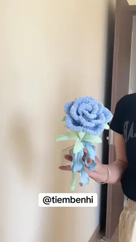 🌹 Hoa hồng nhí siêu xinh #tiembenhi #cachlamhoakemnhung #flowers #kemnhung #handmade #handmade #hoahong 