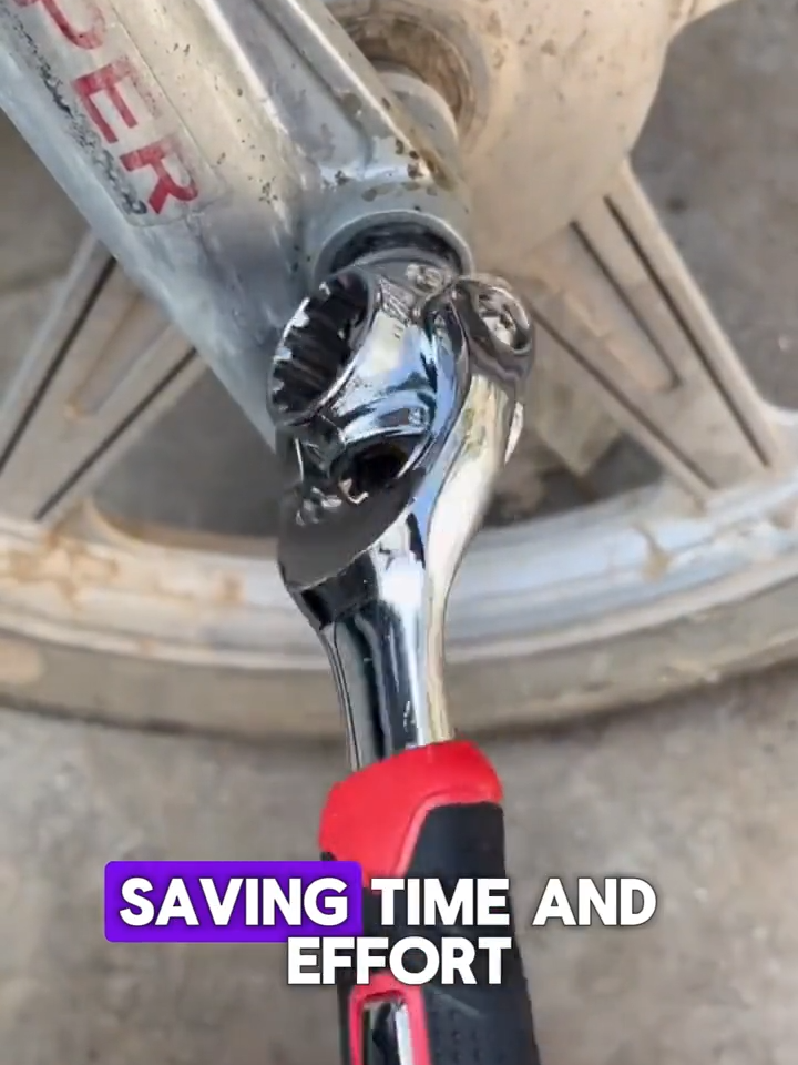 Ever faced the frustration of dealing with different sized screws and nuts? Look no further! Check out this 48-in-1 Socket Wrench, your ultimate tool for every job! 🚀🔧 #tools #tool #wrench #socket #socketwrench #multifunction #useful #screws #handwork #DIY #job