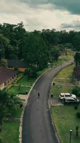 Kuala Kencana in calm dewfall #kualakencana #potrait #droneshot 