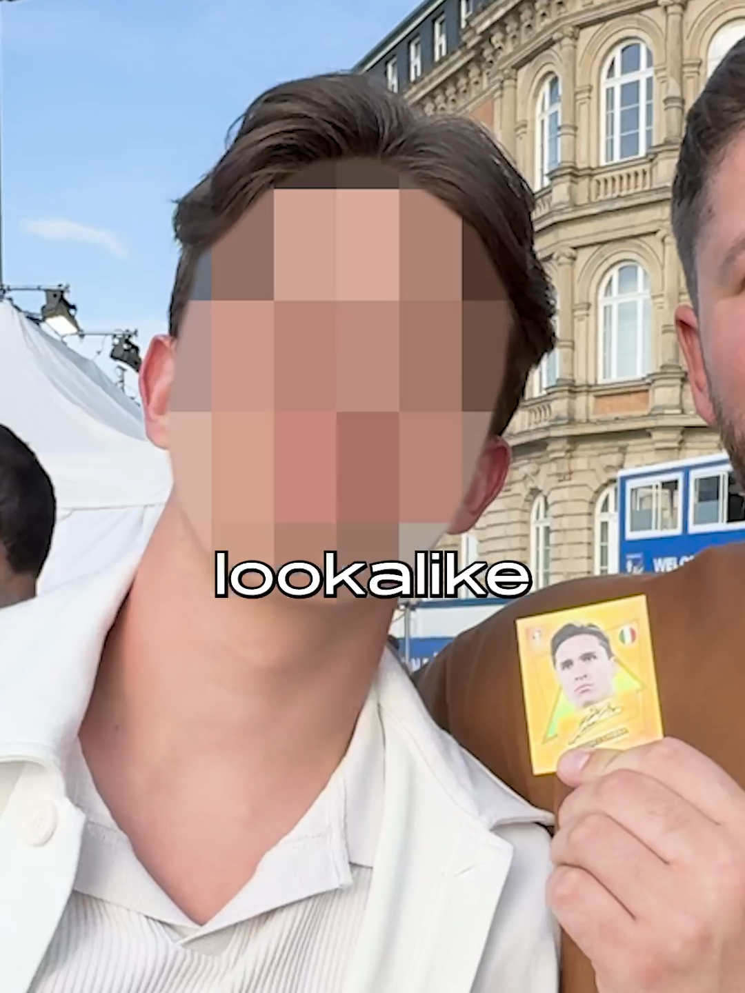 I Hunted for a Football Lookalike 🔍 #football #footballlookalike #chiesa #euro2024 #euros #soccer