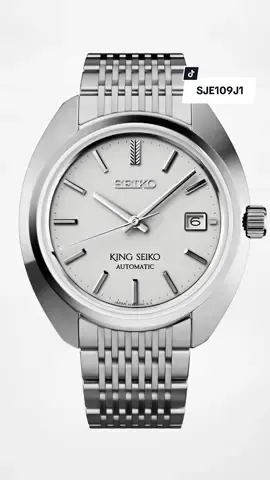 Introducing the newest King Seiko dress watch, the #SJE109J1. It features a new multi-row bracelet with mirror-polishing and brushed finishing to achieve a quiet sparkle when it reflects light. The new bracelet with shorter links combined with the low center of gravity of the slim case ensures comfort on the wrist. Powered by a 6L35 caliber, it has a precision of +15 to -10 seconds per day and has a power reserve of 45 hours. This watch has a stainless steel case of 39.4mm with a stop second hand function, and date display.  #seiko #seikophilippines #kingseiko #wristwatch #seikowatches #dailywatches