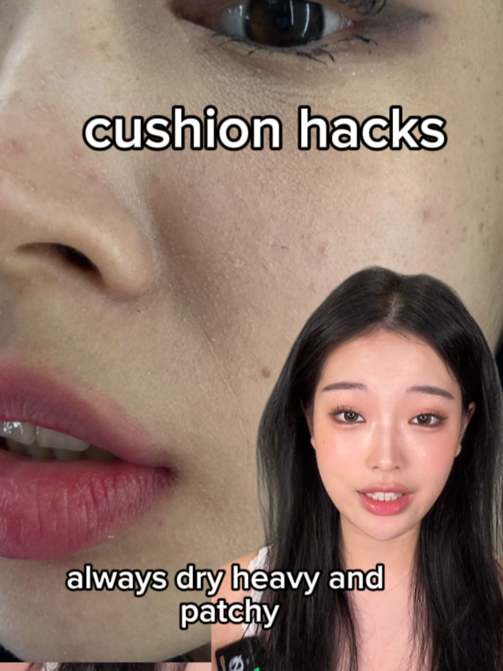Cushion hacks and my FAVOURITE @cliocosmetics_global mesh glow cushion for a glowy glass skin base!! The Amazon link is added to my bio, go check it out! #glassskin #koreanmakeup #koreanskin #clio #cliopartner #killcovercushion #meshglowcushion #amazoncushion #amazon