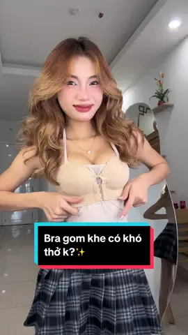 Áo lót gomkhessss có khó thở không? #Nhivisecret #visecretbra #dolot #aolotcaitruoc #aodai #bra 