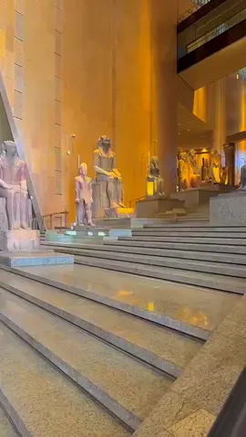 الدرج العظيم بالمتحف المصري الكبير ❤️✨ The Great Staircase in the Grand Egyptian Museum ❤️✨ #origin_of_civilization_1 