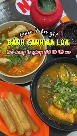 Bánh canh ở đây chất lượng thiệt chớ 🤤 #saigon #sg #caichanhaydi #banhcanhbalua #quan7 #quan7angi #ancungtiktok #reviewanngon #food #TuHaoDaSac 