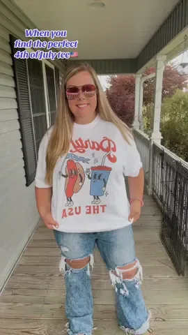 Yall know you need this shirt for the 4th of July and its cOmfort C0lors, so soft and great quality. #4thofjulyshirt #partyintheusa #plussize #midsize #mombod #usa #4thofjuly #youlooklikethefourthofjuly 
