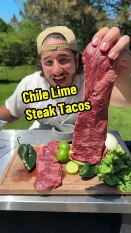 Chile Lime Steak Tacos 🍋‍🟩🥩🌮