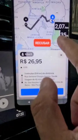 Não costumo fazer corridas pagando menos de R$10 e menos de R$40 a hora. E você qual critério usa? deixe aqui nos comentários 👇🏽 #paulinhodriver #uber #99pop 