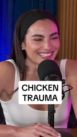 chicken causes trauma #comedy #podcast @Hannah Berner @Paige DeSorbo 