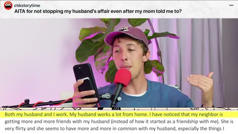AITA for not stopping my husband's affair even after my mom told me to? #reddit #redditstories #redditreadings #reddit_tiktok 