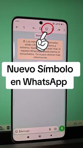 Nuevo  Símbolo en WhatsApp #whatsapptips #whatsapp #whatsapphacks #AprendeConTikTok #tipsandtricks 