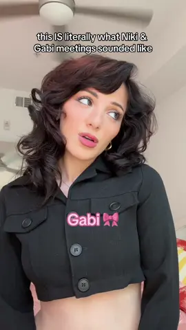 If only you could’ve been a fly on the wall 👀 #nikiandgabi 