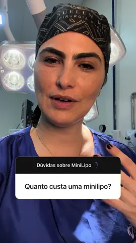 Qual o valor da Mini Lipo? #cirurgiaplasti #plasticsurgery #pochete #gorduralocalizada 
