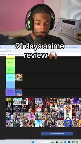 TWITCH: Hwwsan #91daysanimereview #anime #tierlist #hwwsan  