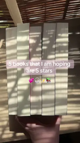 Five books that i am hoping are 5 stars 💞📚☀️ #BookTok #booktiktok #books #booktube #fivestarreads #bookish #read #reads #fypシ゚viral 