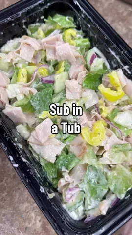 This sub in a tub is my newest lunch obsession! Its so easy and so good! #EasyRecipe #lunchideas #easylunch #quicklunch #quickrecipes #healthyrecipes 