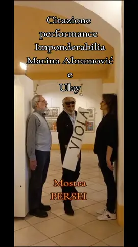Citazione performance Imponderabilia Marina Abramović e Ulay, Mostra/Evento PERSEI #contemporaryart #artist #myart #art #artecontemporanea #mostra #performer #performance 