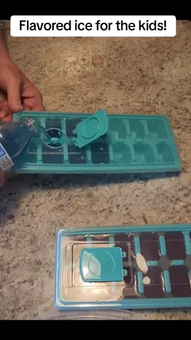 flavored ice cubes for the kids! #Recipe #flavoredice #summerdrink #kidsdrink #ice #icecubes #10k #roadto10k #teamwork 