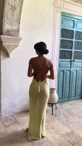 In Mexico, dress from @Flook The Label 