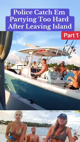 Police Catch Em Partying Too Hard After Leaving Island #cops #police #arrested #jail #lawenforcement #foryou #usa 