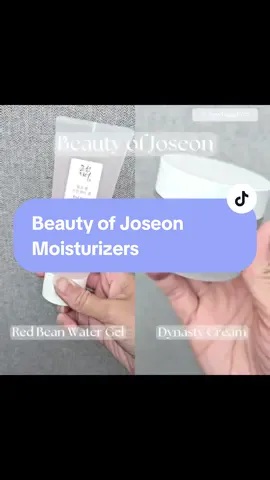 Beauty of Joseon Red Bean Water Gel 🫘 vs. Dynasty Cream 🌾 Which one is your favourite? #dewbeautyca #dewbeauty #canada #kbeautyskincare #skincare #kbeauty #koreanskincare #glowingskin #skincareroutines #skintok 