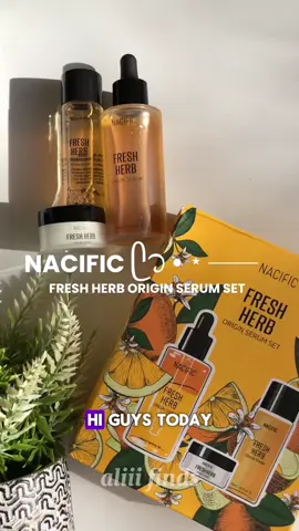 NACIFI Fresh Herb Origin Set. Made in Korea🇰🇷 #fyp #nacific #koreanskincare #freshherb #trending 