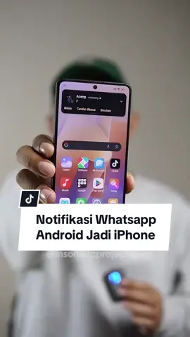 Notifikasi whatsapp di hp android jadi seperti iphone