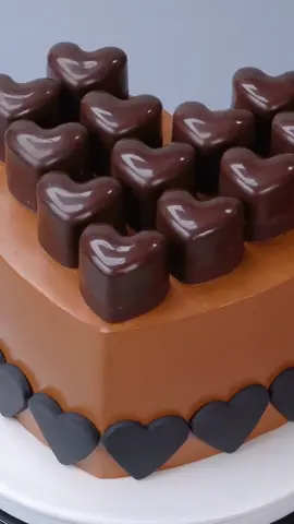 Melted Heart Chocolate Cake Ideas #shorts  #shorts #Tasty #SoYummy #TastyPlus #YumUp #TastyCake #Shorts #Short #Relax #Satisfyingvideo 