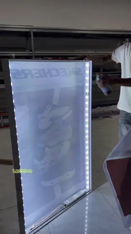 Biển hiệu quảng cáo hộp đèn không viền nhét cạnh hai mặt hoàn thiện tại xưởng Led99vn , Biển bảng quảng cáo thiết kế in ấn theo yêu cầu ##biểnquangcao##bienledposter##biểnquangcaodep##hopdenquangcao##decorquan##thietketheoyeucau##xuhuong##trend##viral