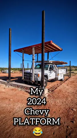 MOBILE SCAFFOLDING  I finished my MODIFICATIONS to the Chevy. I am now going to be gone for a bit and didn't want rain getting in my posts...  also goofing off with my son.. #diyhome #chevytrucks #scaffolding #scaffoldbuilder #homebuilding #homesteader #offgridliving 