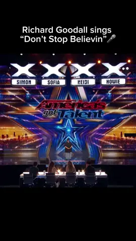 Richard Goodall sings “Don’t Stop Believin”⭐️🎤 On AGT❤️ #singing #americasgottalent #agt #fyp #cover #piano #performance #goldenbuzzermoment #singingcover #singer #singingvideo 