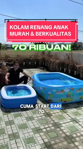 KOLAM RENANG ANAK MURAH😍 Dengan hanya mulai dari 70 Ribuan aja, bunda udah bisa mendapatkan kolam renang anak yang bisa di Pompa dengan angin dan bagus seperti ini bunda!✨ Yuk buat bunda yang lagi kolam renang anak atau kids pool / baby pool, buruan check out di keranjang kuning! #kolamrenanganak #kolamrenangbayi #kolamrenangpompa #kolamrenangangin #kolamrenanganakmurah #babypool #kidspool #mainananak #kolamanak #kolamrenanganakjumbo #zulfi #renanganak 