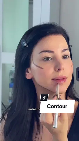 كونتور للمبتدئين✨ . #contour #contourtutorial #تيك_توك_صالون #tiktoksalon 