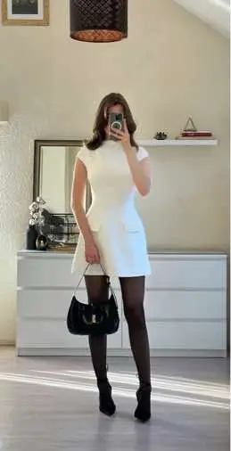 B&W outfits >>> #classystyle #darkfeminine #oldmoney 