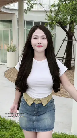 กระโปรงรุ่นนี้ปังมาก🤍✨#ฟีดดดシ #แต่งตัว #tiktoklooks #เสื้อผ้าแฟชั่น #TikTokFashion #กระโปรงยีนส์ #ไอเดียแต่งตัว #กระโปรงยีนส์เอวสูง #กระโปรงยีนส์แฟชั่น 