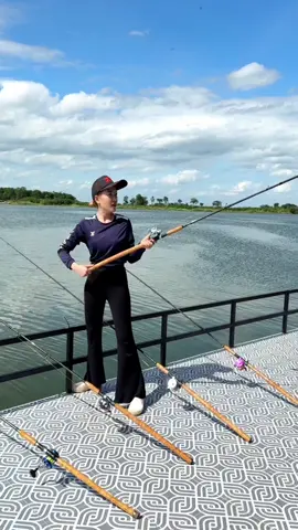 #เมียคนตกปลา #ตกปลา #คันWIKAZA 
