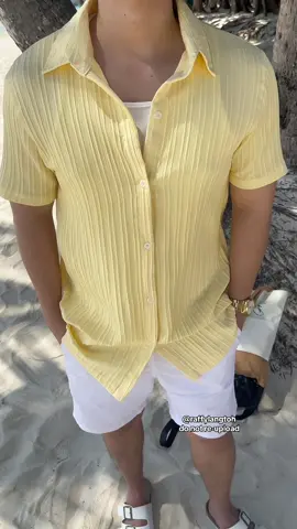 Replying to @Ralfred Dela Rosa light yellow color and get size medium for 67kg 🥰 #summerpolo #poloformen #poloshirt #buttondownpolo #beachpolo #beachoutfit #poloshirtformen #poloshirtoutfits #mensoutfit #mensootd #outfitideaformen 