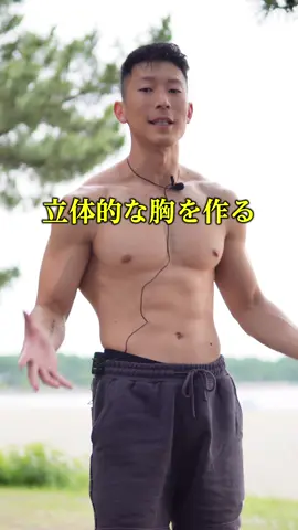 【自重で作る大胸筋】立体的な胸を作るための腕立て3種目 #筋トレ #腕立て #胸トレ 