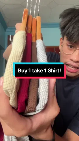 Ano? Buy 1 take 1 na waffle shirt na ₱100+ lang!!!! Ichwckout na hangang may stacks pa! HAHAHAAHAHAH #buy1take1 #fyp #TikTokShopMens