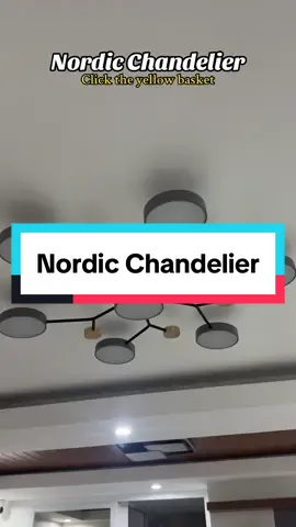 Replying to @KYRIE 🐶🐾 hi nilagay ko po yung size sa screen para mas mavisualize nyo po. 🥰🥰 Hope this helps! 🤍🤍🤍 #nordic #chandelier #livingroomchandelier #nordiclight 