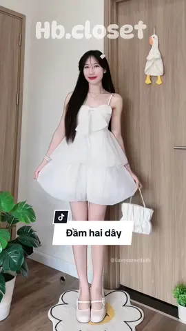 Một em đầm đi dự tiệc, kỉ yếu, đi ăn cưới đều oki nha 🌷🎉💕 #luvyourselfnth 