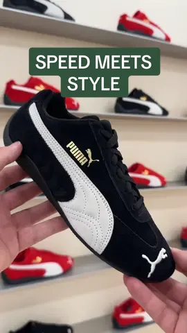 Speed meets style. We know it better #PUMA #Speedcat #Sportstyle