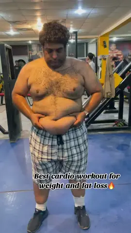 The best fat Los cardio workout💥❤#bodybuilding #tiktok #palestine #Fitness #viral #trending #foryoupage #foryoupage #foru #weightloss #cardio #transformation #foru 
