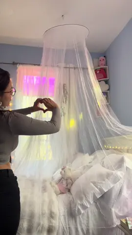 unbox and set up my new mosquito net with me :) #mosquitonet #homedecor #organizedhome #organization #roomdecor #roommakeover #creatorsearchinsights #asmr 